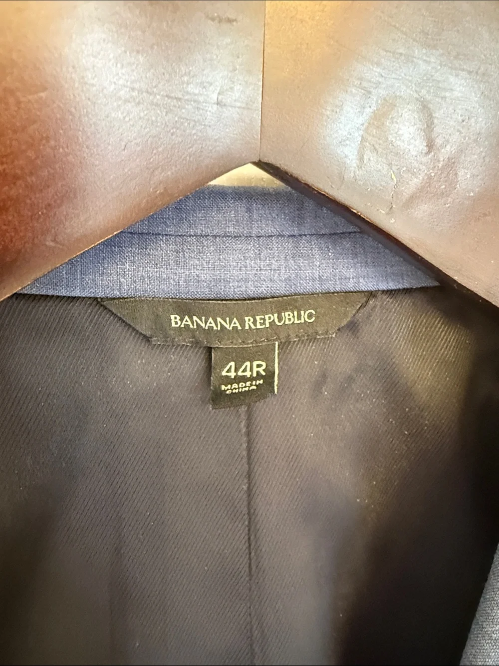 Banana Republic Men's Blue Two-Button Sport Coat